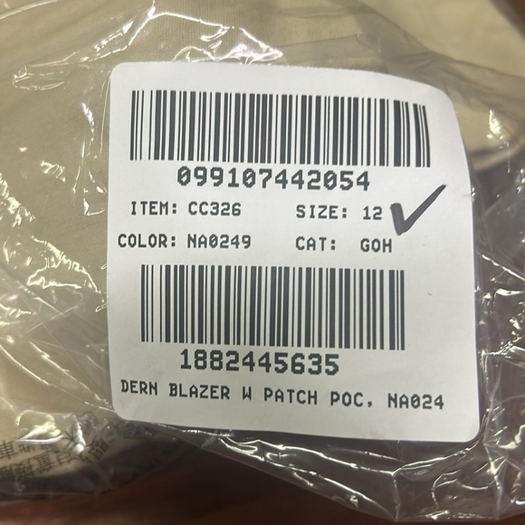 J Crew Relaxed patch-pocket blazer in cotton blend CC326 - Picture 5 of 5